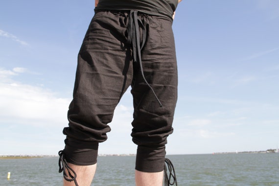 Men's Linen Pirate Pants 