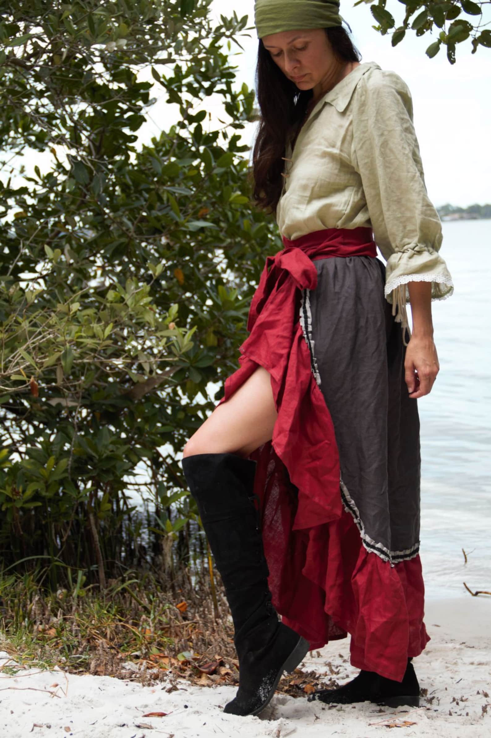 Pirate Skirt Etsy