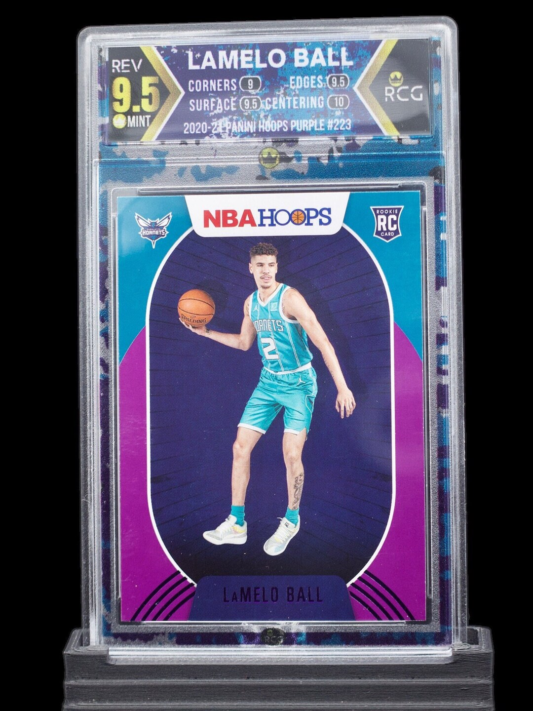 Graded Lamelo Ball Rookie Card Lamelo Ball Basketball Card Rare Purple