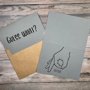 Devinez quoi | Jeu du Cercle | Carte de farce drôle | Gotcha
