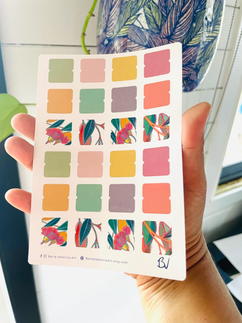 Planner Tabs Stickers , Colourful Divider Tab Stickers - Etsy Australia
