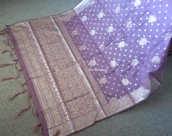 Banarasi Dupatta, Chanderi Silk dupatta, Pink dupatta, Bridal dupatta, Pakistani dupatta, Indian long dupatta, lehenga choli dupatta