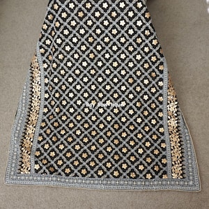 Lucknowi dupatta, Chikankari dupatta, Gotta patti dupatta, Black dupatta, Georgette dupatta, lehenga dupatta, Embroidered dupatta