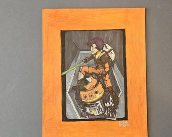 Star Wars Ezra Bridger and Chopper