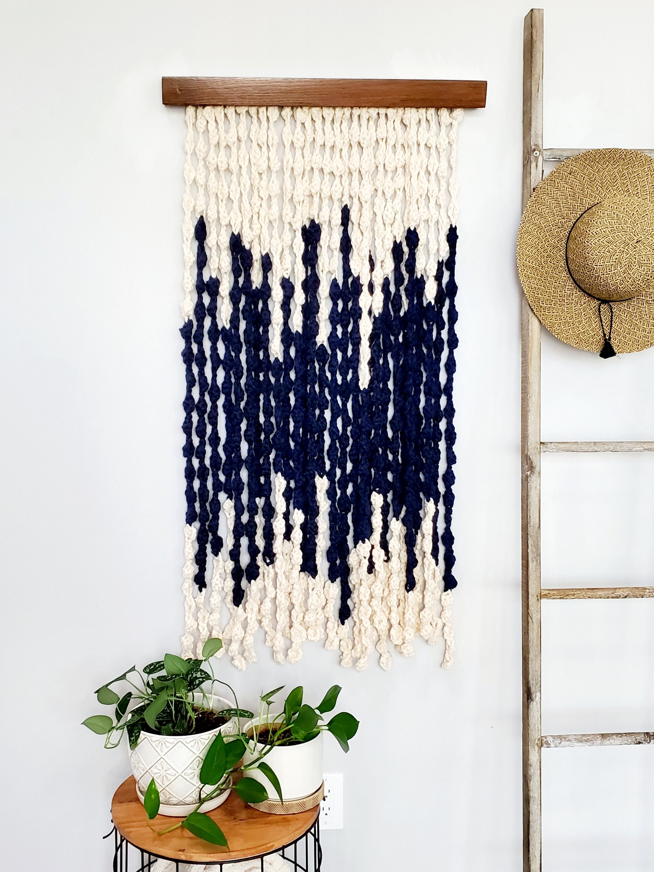 Boho Wall Hanging Fiber Wall Decor Textile Wall Art Etsy