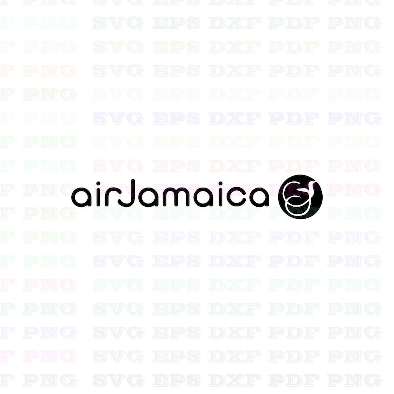 Air Jamaica Logo Trademark Brand Svg Dxf Eps Pdf Png Cricut Etsy