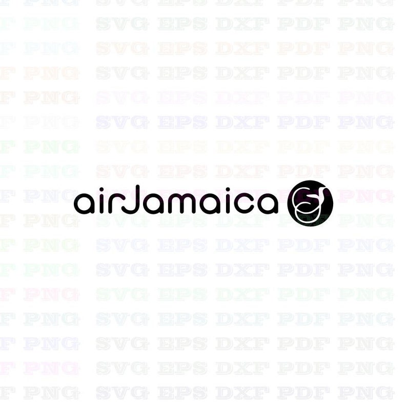 Air Jamaica Logo Trademark Brand Svg Dxf Eps Pdf Png Cricut Etsy