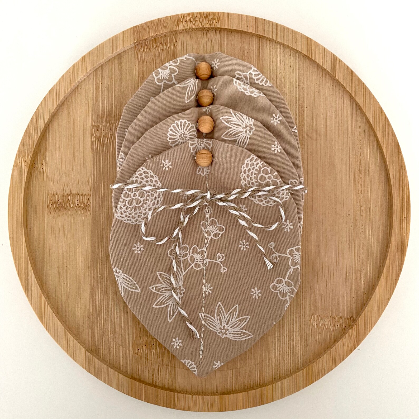 Japanese Style Coasters Fabric Drink Coasters Coasters Set Etsy