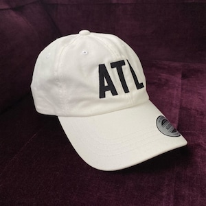 ATL Airport Code Hat Bordado Dad Hat Atlanta Georgia Real Estate Airbnb Host Realtor Closing Gift Aviation Gifts Travel Gift