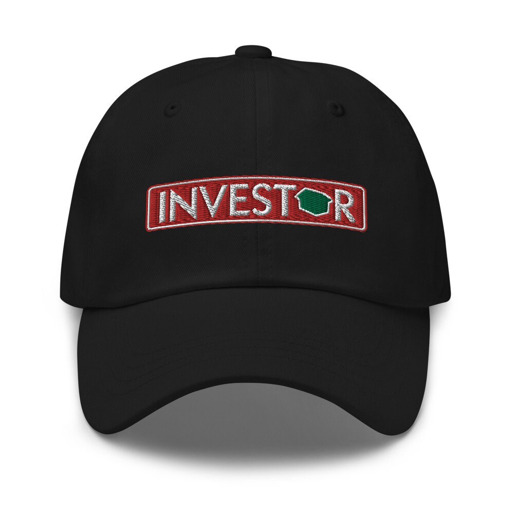 INVESTOR Residential Real Estate Hat Embroidered Hat Dad Hat Etsy