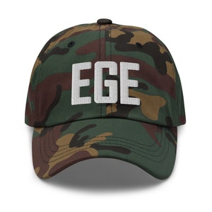 EGE Airport Code Hat Embroidered Hat Dad Hat Vail Colorado Gifts Arapahoe Basin Travel Gift Ski Gifts Baseball Cap image 6