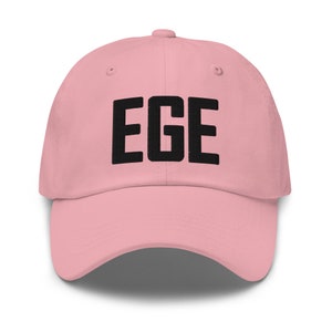 EGE Airport Code Hat Embroidered Hat Dad Hat Vail Colorado Gifts Arapahoe Basin Travel Gift Ski Gifts Baseball Cap image 8