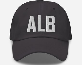 【関税&送料込】Ami Hat ALB Airport Code Hat Embroidered Hat Dad Hat Albany New York