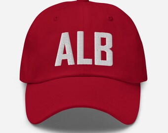 【関税&送料込】Ami Hat ALB Airport Code Hat Embroidered Hat Dad Hat Albany New York