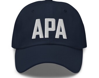 APA Airport Code Hat Embroidered Hat Dad Hat Colorado Aviation Gifts Pilot Gifts Baseball Cap Airbnb Host Gift