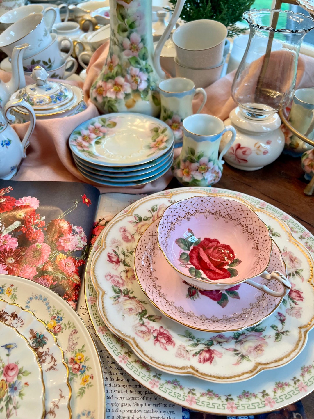 Mismatched Vintage China- Mix and Match Vintage Plates- Party