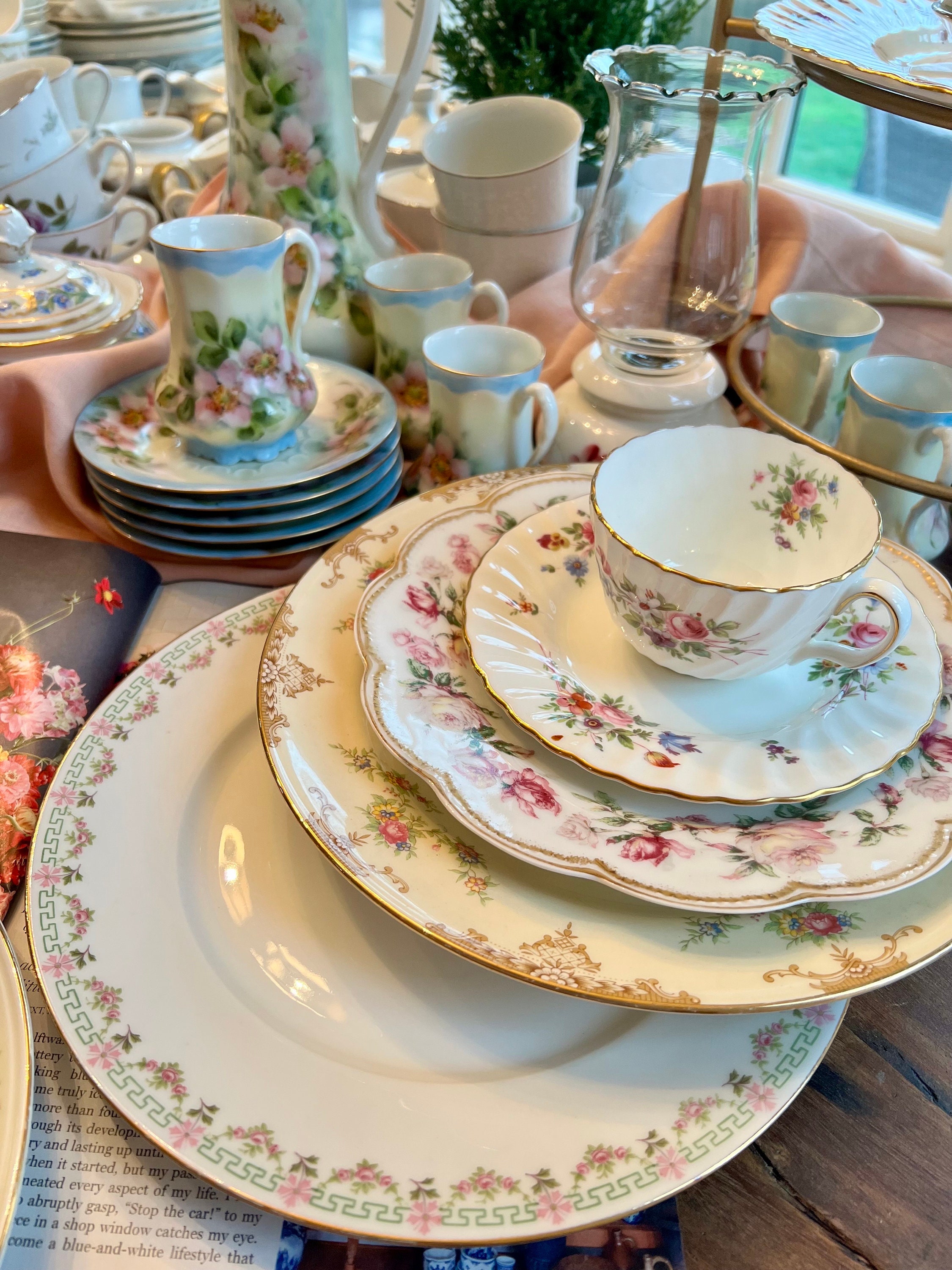 Mismatched Vintage China- Mix and Match Vintage Plates- Party Decor and ...
