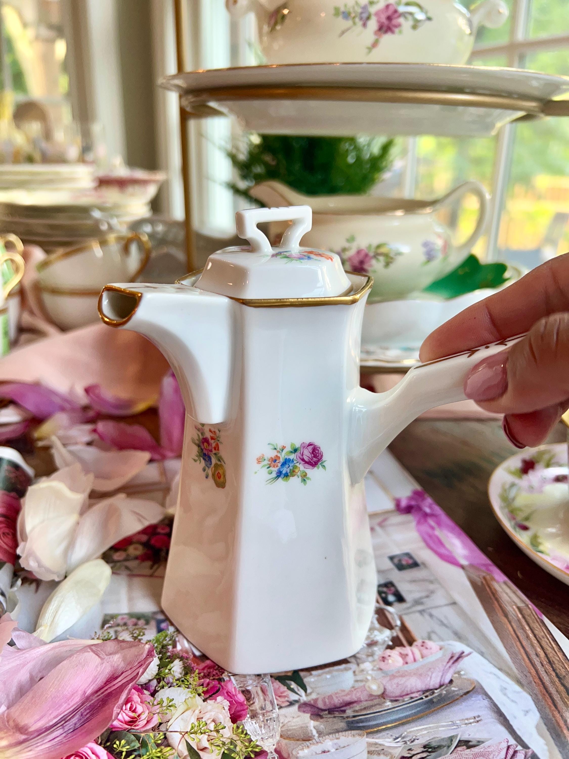 Hand Decorated Russian Teapot With St. Petersburg 1744