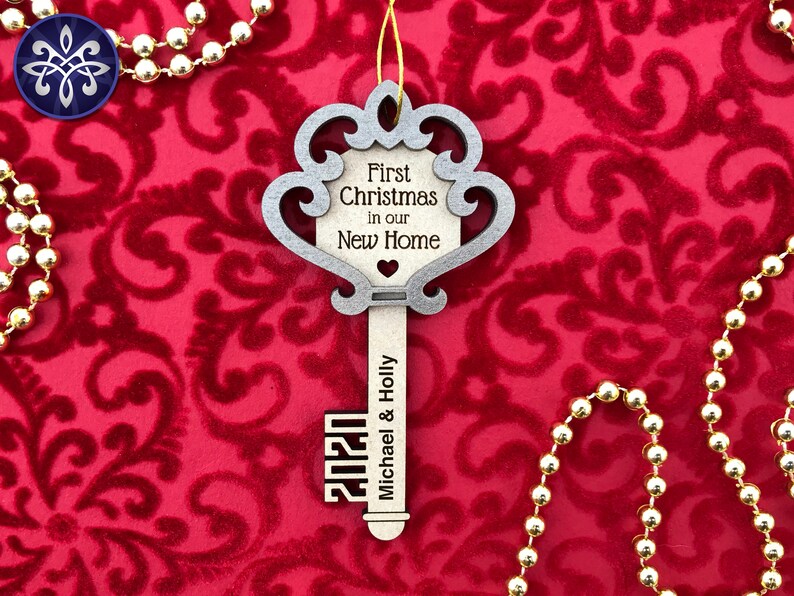 Download First Christmas in New Home Ornament SVG file 2020 Xmas | Etsy