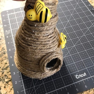 Colmena, Colmena para corona, Colmena decorativa, Decoración del hogar de la colmena, Decoración de la colmena, Creaciones de un ranúnculo, Mamá trabajadora, sin Gastos de Envío imagen 6