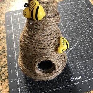 Colmena, Colmena para corona, Colmena decorativa, Decoración del hogar de la colmena, Decoración de la colmena, Creaciones de un ranúnculo, Mamá trabajadora, sin Gastos de Envío imagen 8