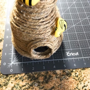 Colmena, Colmena para corona, Colmena decorativa, Decoración del hogar de la colmena, Decoración de la colmena, Creaciones de un ranúnculo, Mamá trabajadora, sin Gastos de Envío imagen 2