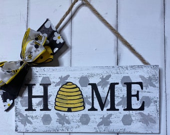 Cartel colgante de Bee Home
