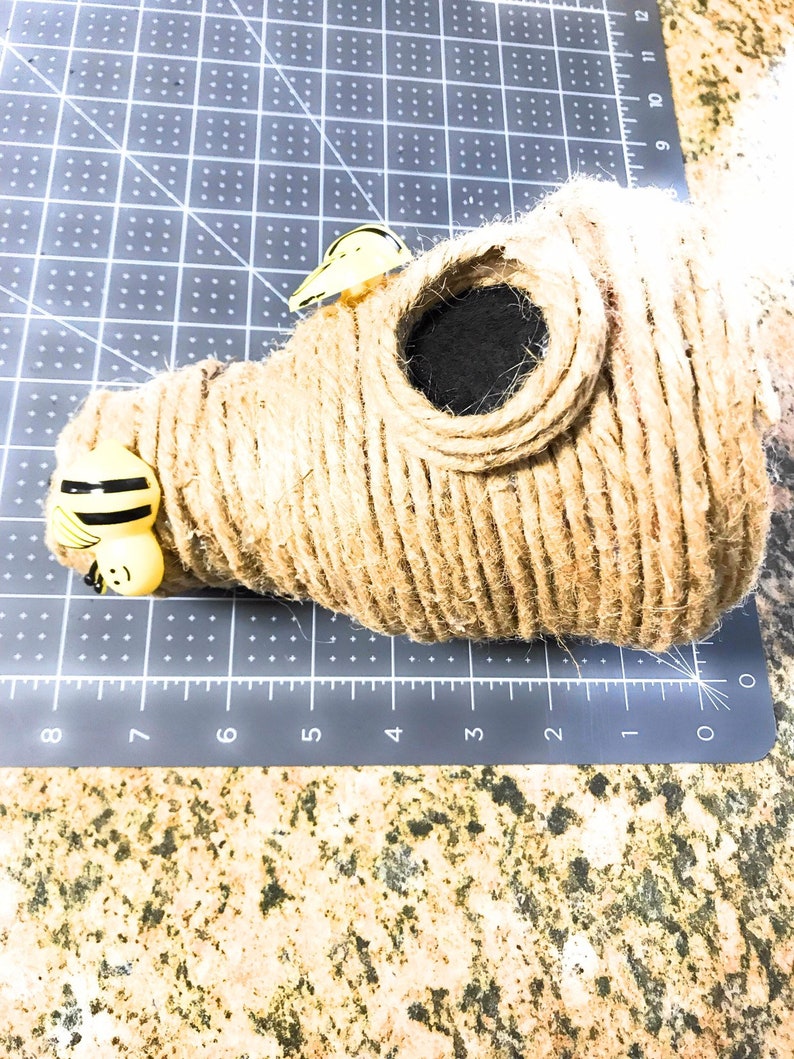 Colmena, Colmena para corona, Colmena decorativa, Decoración del hogar de la colmena, Decoración de la colmena, Creaciones de un ranúnculo, Mamá trabajadora, sin Gastos de Envío imagen 5