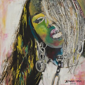 Modern Abstract Portrait - Printable Digital File