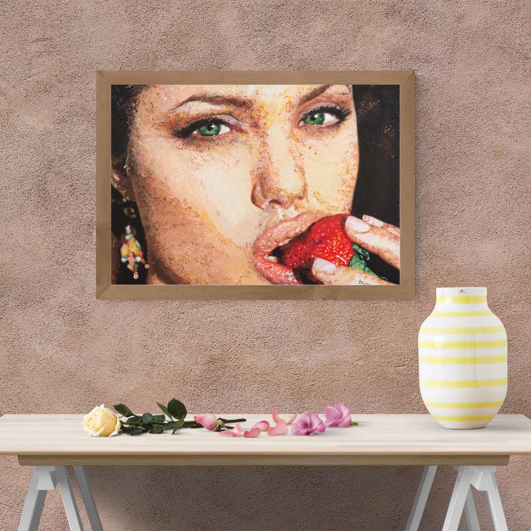 アンジェリーナ・ジョリーのポートレート：ハリウッドスターの