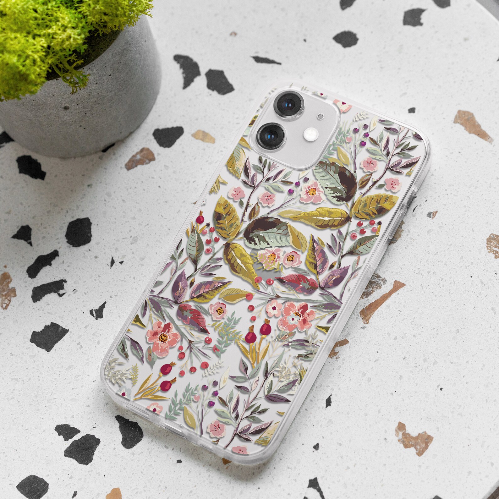 Beautiful Floral iPhone XR case iPhone X case clear iPhone 12 Etsy