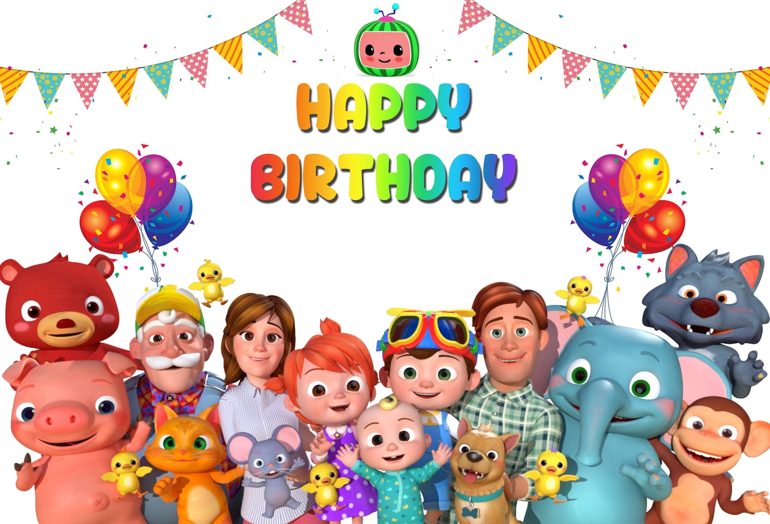 Customized party supplies complete set Etsy