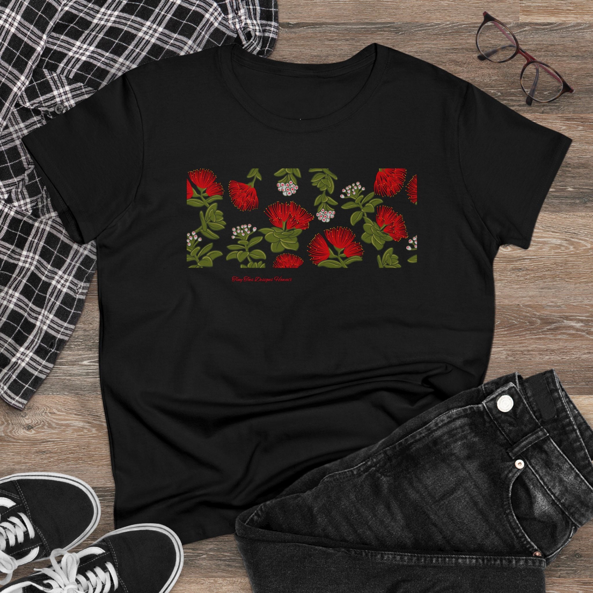Hawaii LEHUA Frauen mittelschwere Baumwolle T-Shirt