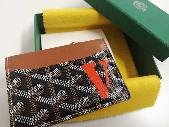 goyard card holder custom