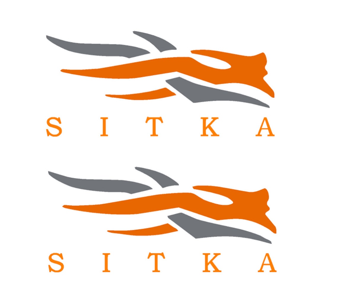Sitka Hunting Gear Logo SET OF 2 Sticker MultiColor Vinyl Etsy