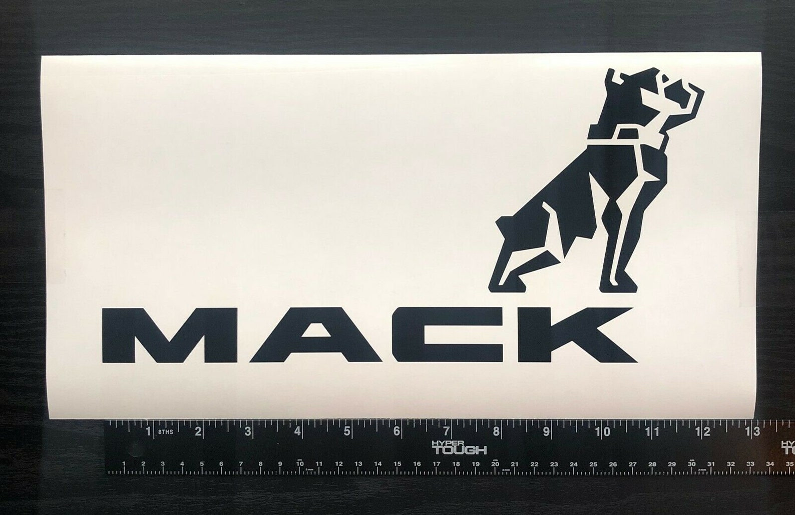 Mack Dog Truck Logo Big Rig 18 Wheeler Logo Multi-Color Vinyl | Etsy