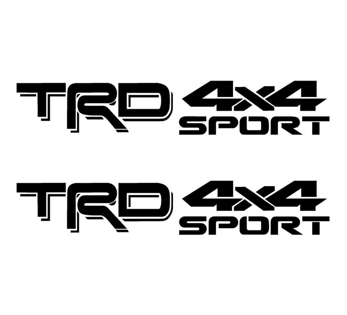 TRD 4x4 Sport SET OF 2 Decal Toyota Tundra Sticker Etsy