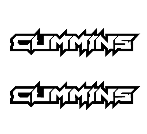 Cummins Logo Truck Window MultiColor Decal/Sticker Extra Etsy