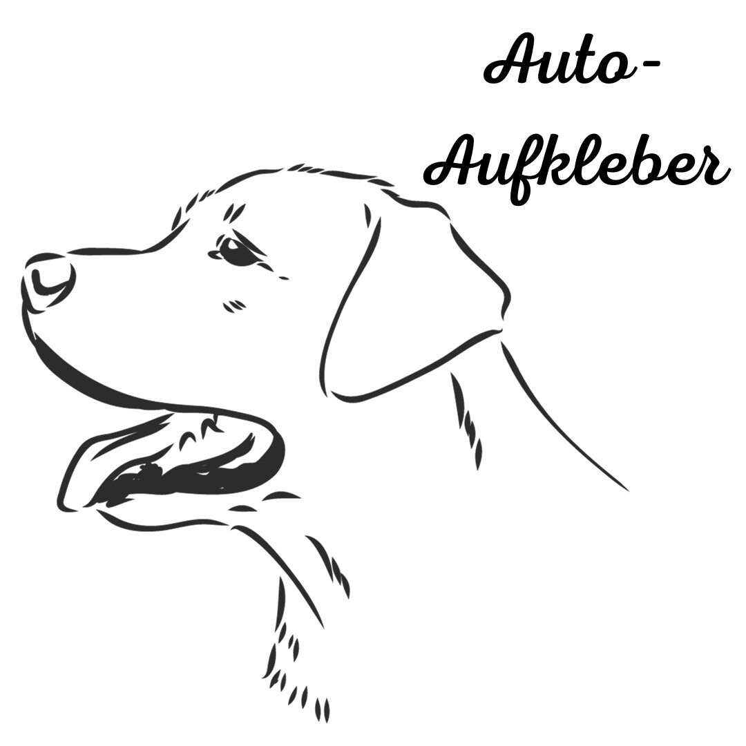 Labrador, Sticker Car Sticker, Vinyl Sticker With or Without Name Etsy