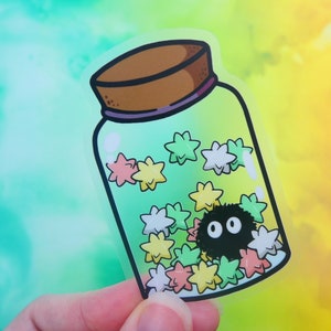 Star Thieves in a Jar See-Through Vinyl Sticker