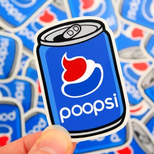 Poopsi Soda Vinyl Sticker