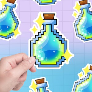 Gamer Enchanted Potion 3&quot; Glossy Vinyl Sticker