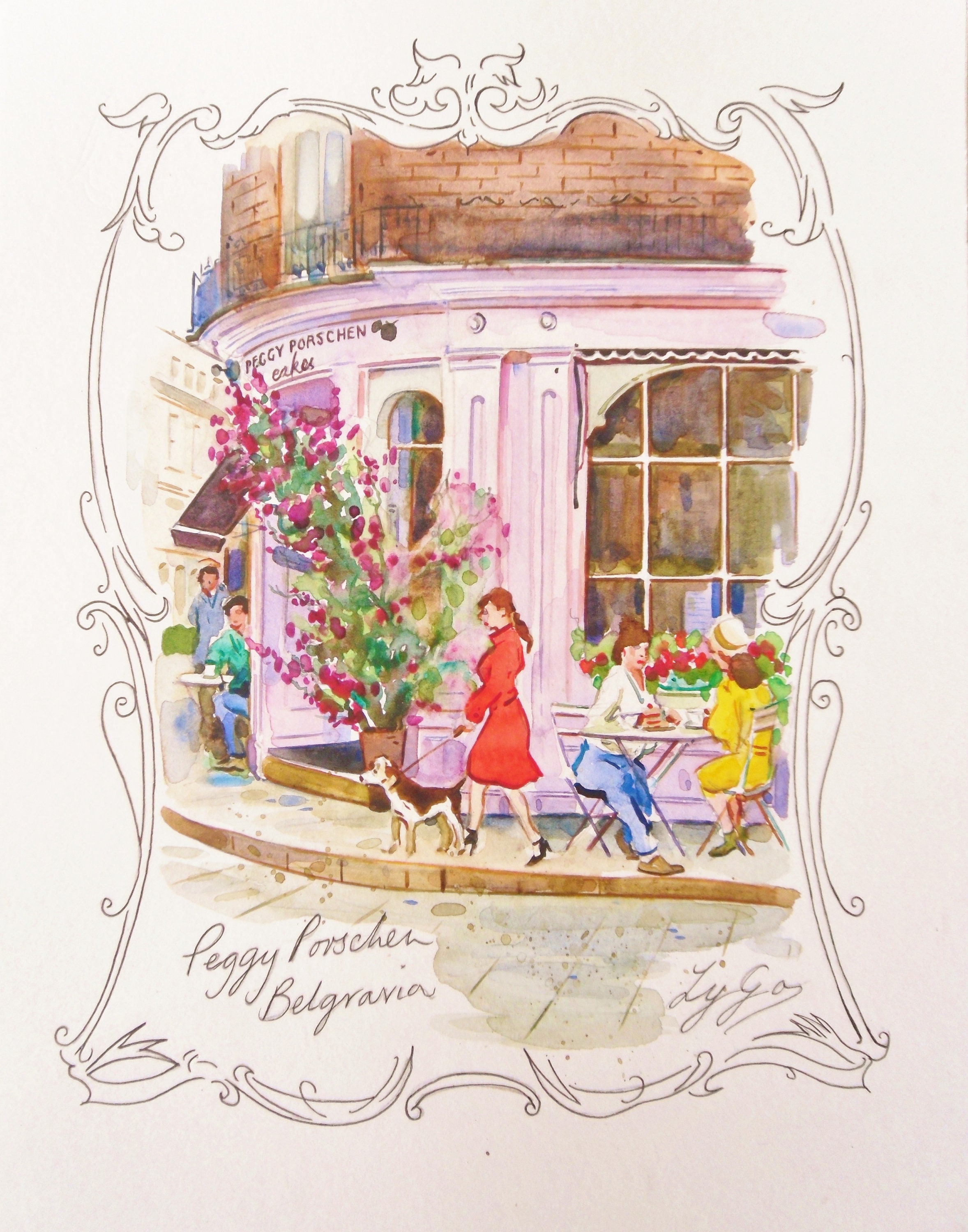 Кафе Peggy Porschen Cakes, Лондон