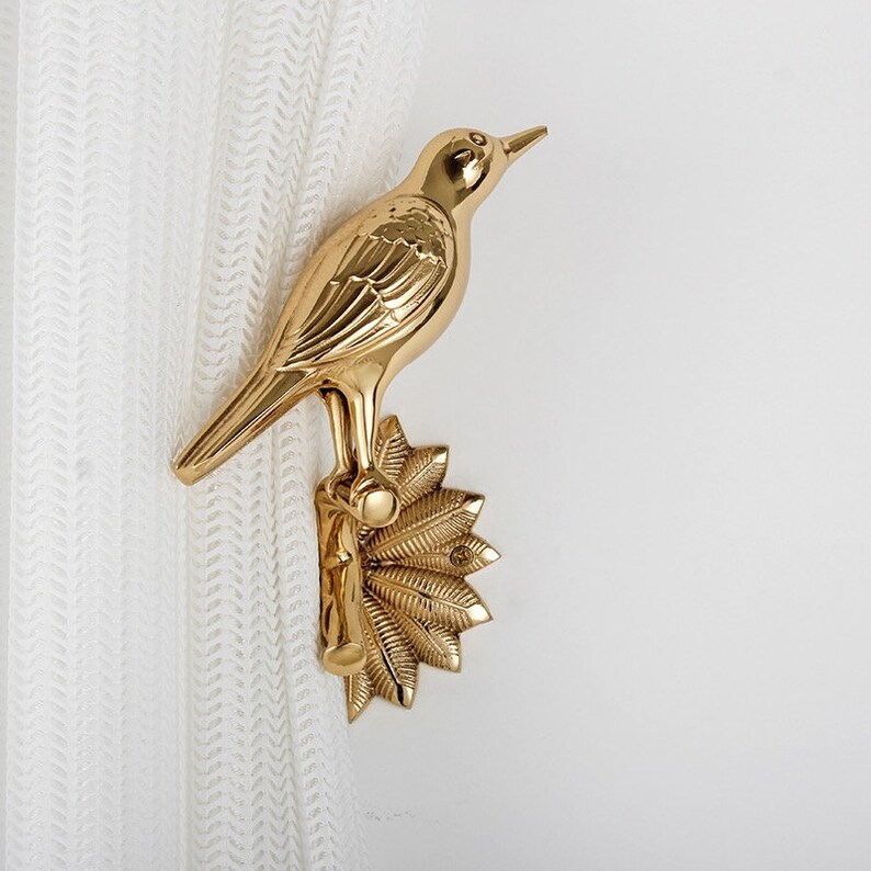 Solid Brass Cutain Tieback /antique Holdbacks/wall Etsy