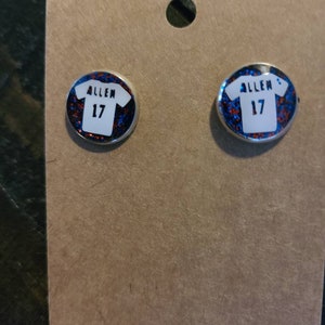 Buffalo Bills Josh Allen Earrings