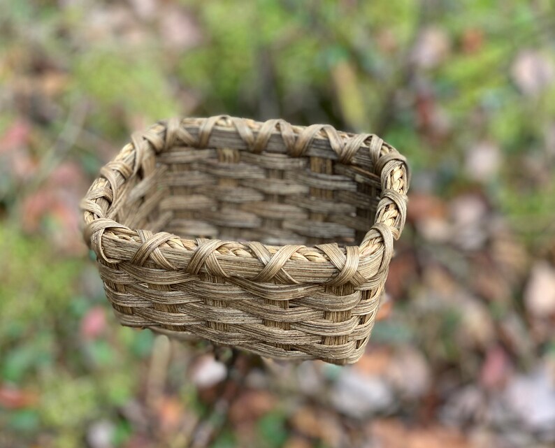 Rectangle Reed Baskets Mini Rectangular Handwoven Reed Basket - Etsy