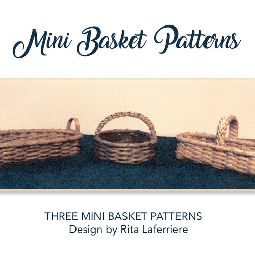 Mini Pack Basket Pattern Etsy