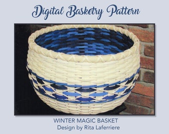 Digital Download Basket Pattern—Winter Magic