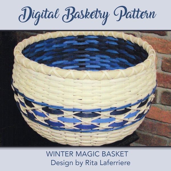 Digital Download Basket Pattern—Winter Magic