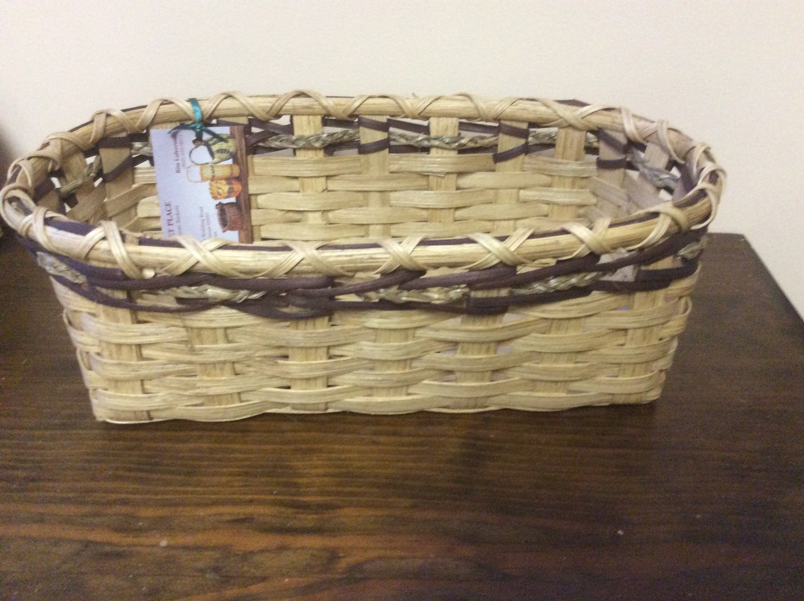Rectangle Reed Baskets Handwoven Reed Rectangular Basket With Two Variations - Etsy